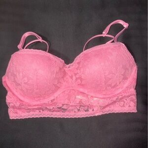 Lace Bralette in Pink